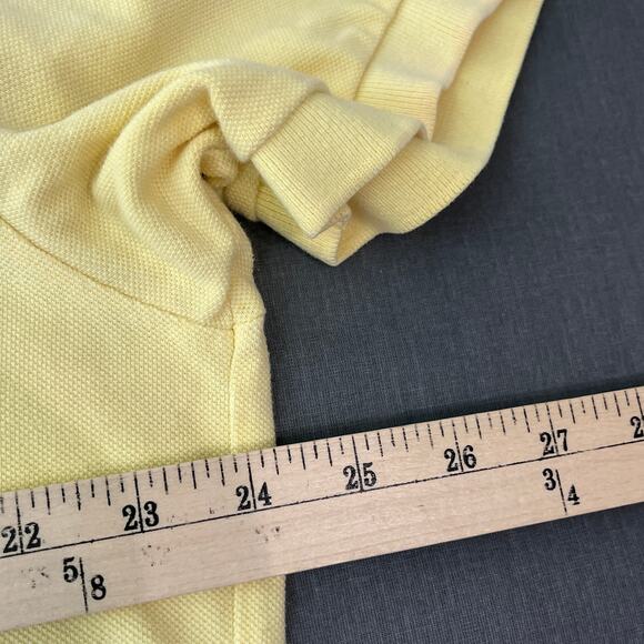 Polo Jeans Co. Ralph Lauren Polo Shirt Mens Large Yellow Short Sleeves Cotton‎ - Picture 9 of 9